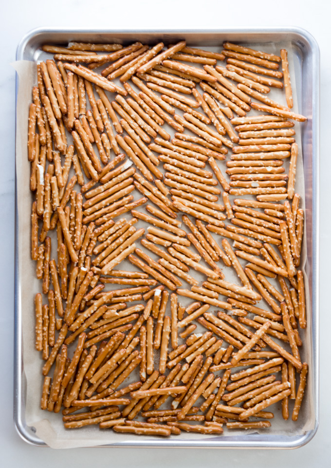 Easy Maple Toffee Pretzel Bark Easy Maple Toffee Pretzel Bark